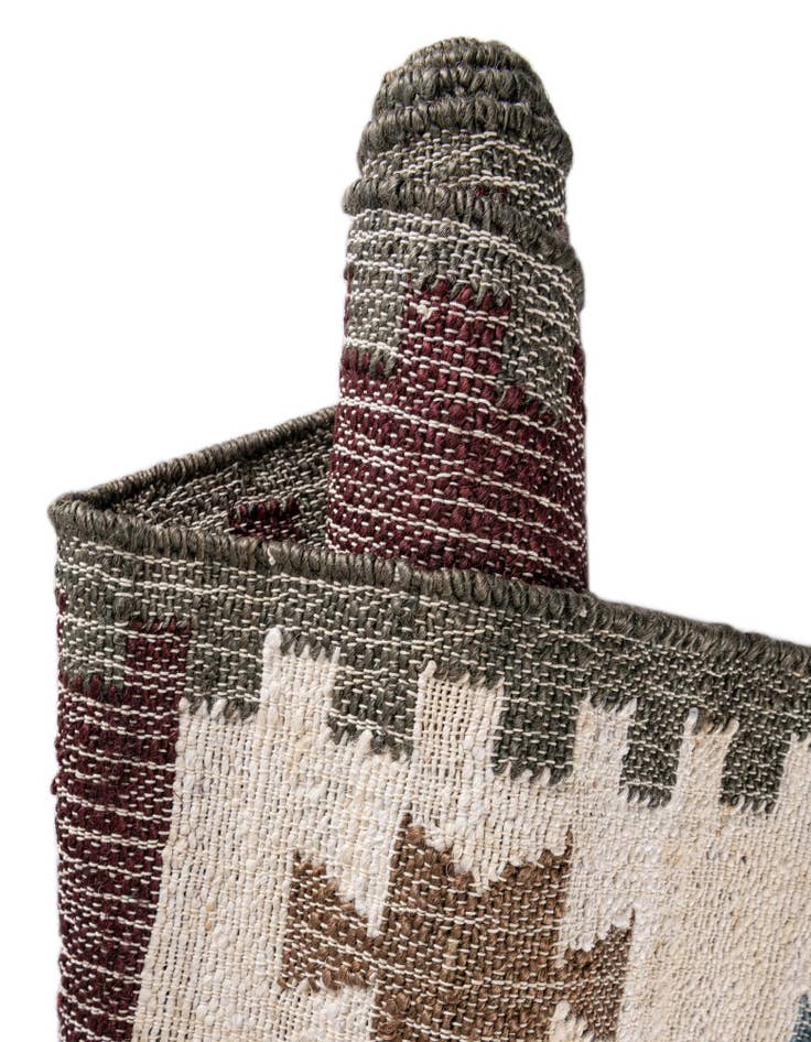 Detail image of 2' x 8'  Hand Woven Kala Handwoven Jute Runner Rug