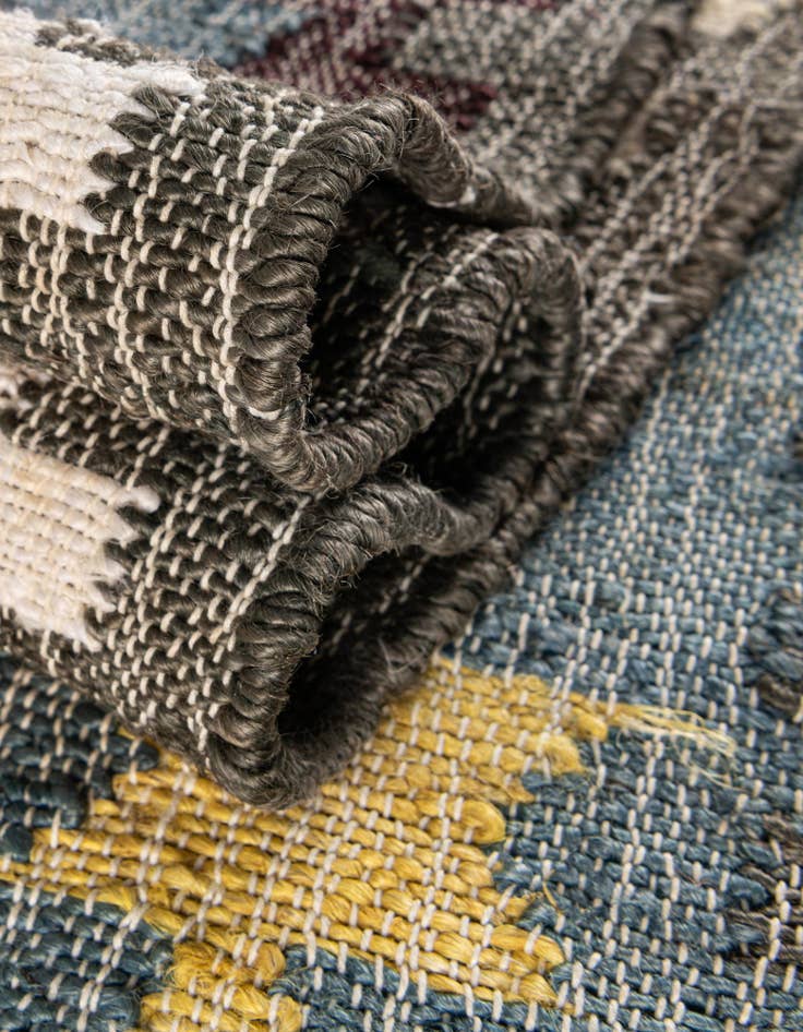 Detail image of 2' x 8'  Hand Woven Kala Handwoven Jute Runner Rug