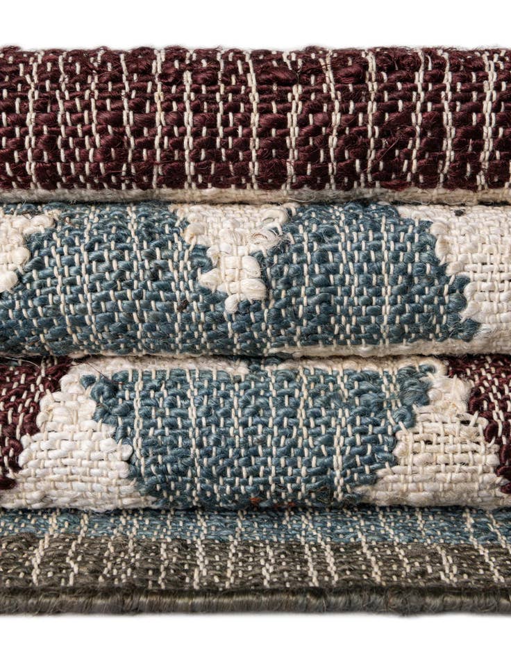 Detail image of 2' x 8'  Hand Woven Kala Handwoven Jute Runner Rug