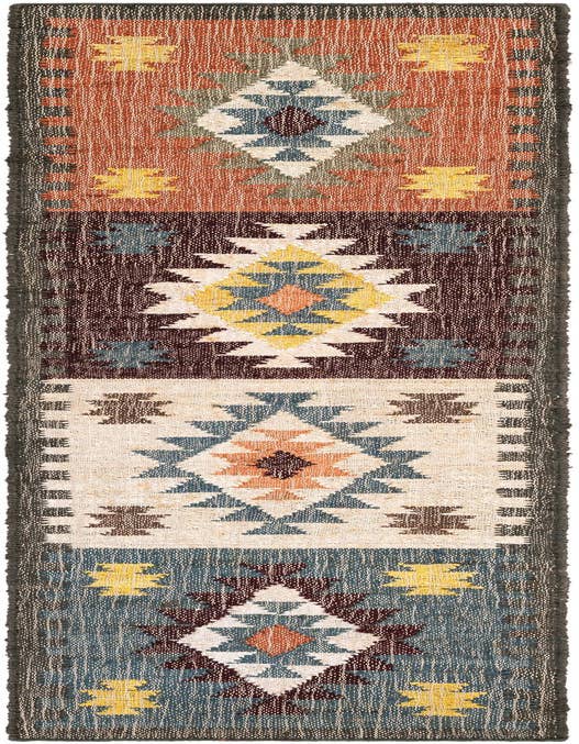 Detail image of 2' x 8' Hand Woven Kala Handwoven Jute Runner Rug