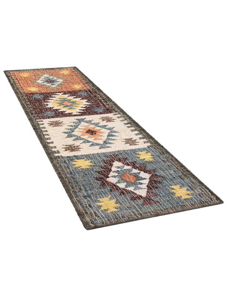 Detail image of 2' x 8'  Hand Woven Kala Handwoven Jute Runner Rug