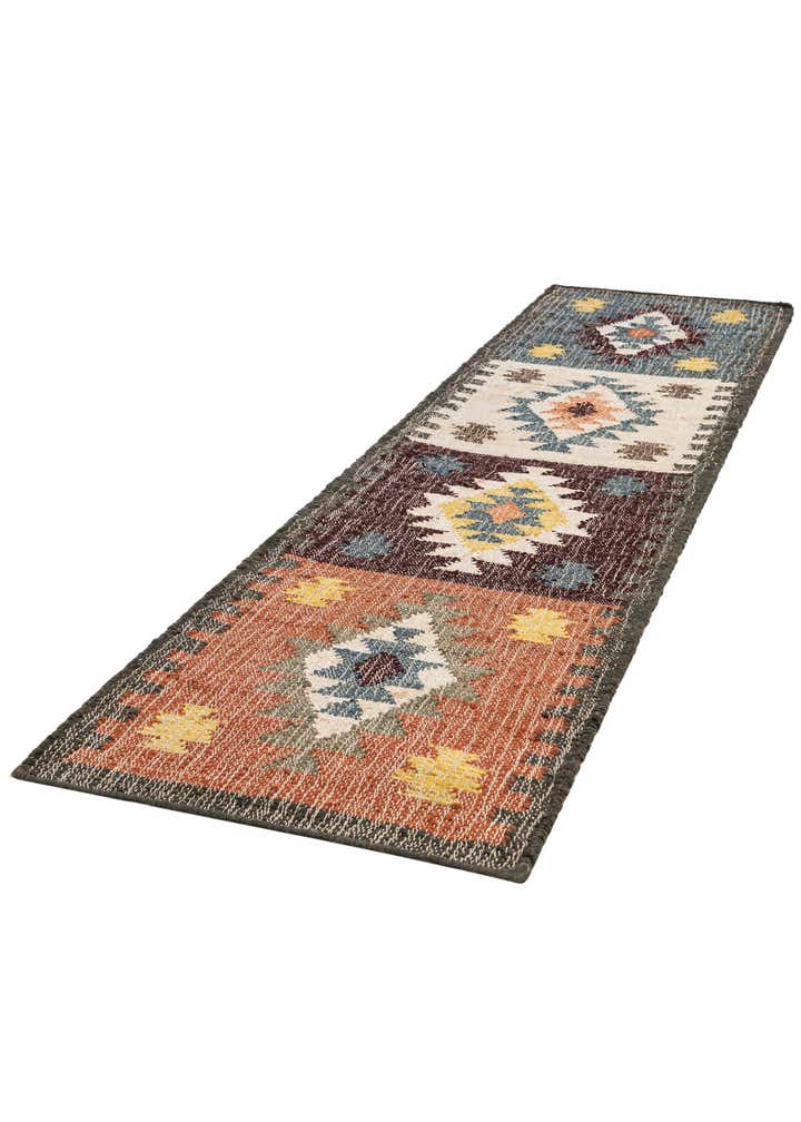 2' x 8' Hand Woven Kala Handwoven Jute Runner Rug