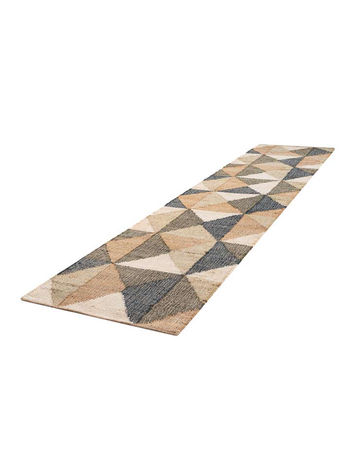 2' 7 x 12' Hand Woven Kala Handwoven Jute Runner Rug