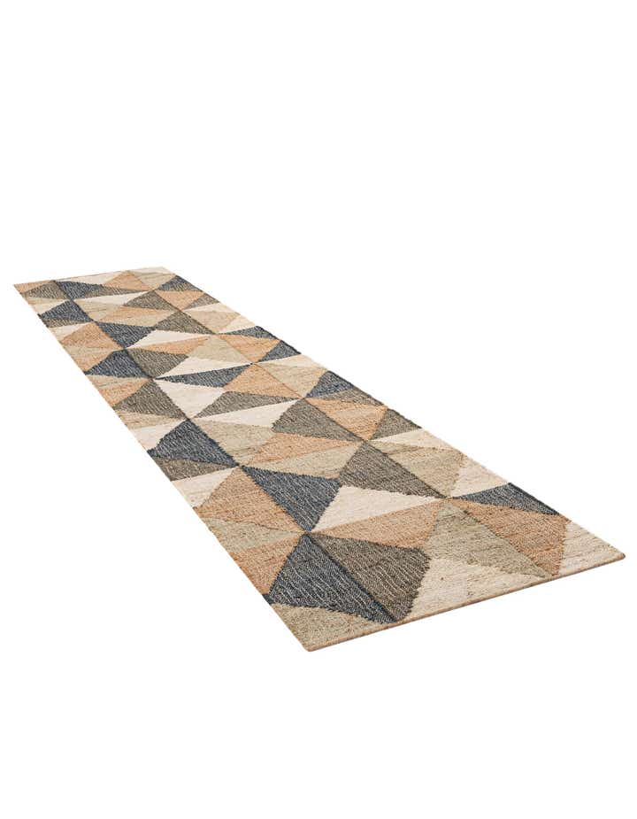 2' 7 x 12' Hand Woven Kala Handwoven Jute Runner Rug