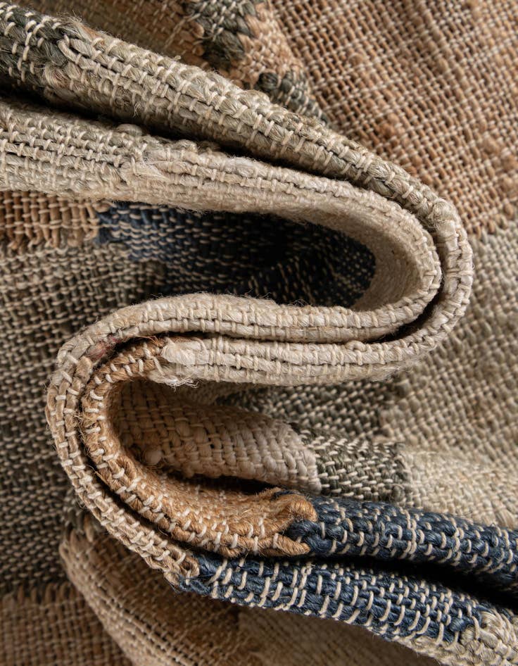 Detail image of 2' 7 x 12'  Hand Woven Kala Handwoven Jute Runner Rug
