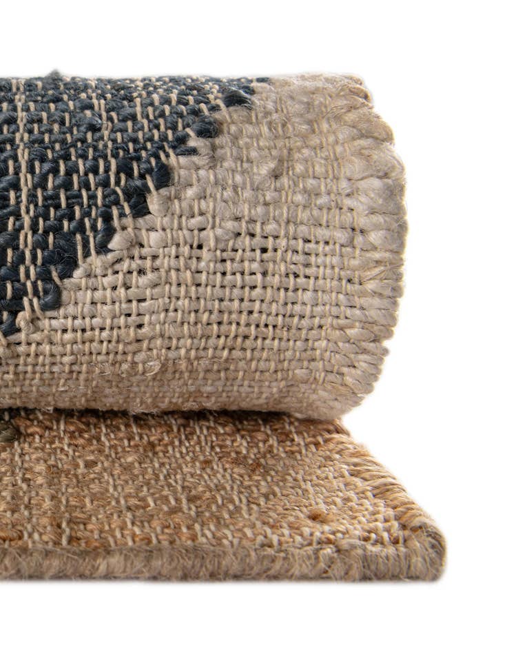 Detail image of 2' 7 x 12'  Hand Woven Kala Handwoven Jute Runner Rug