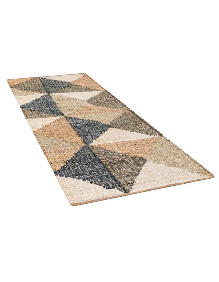 2' x 6' 1 Hand Woven Kala Handwoven Jute Runner Rug