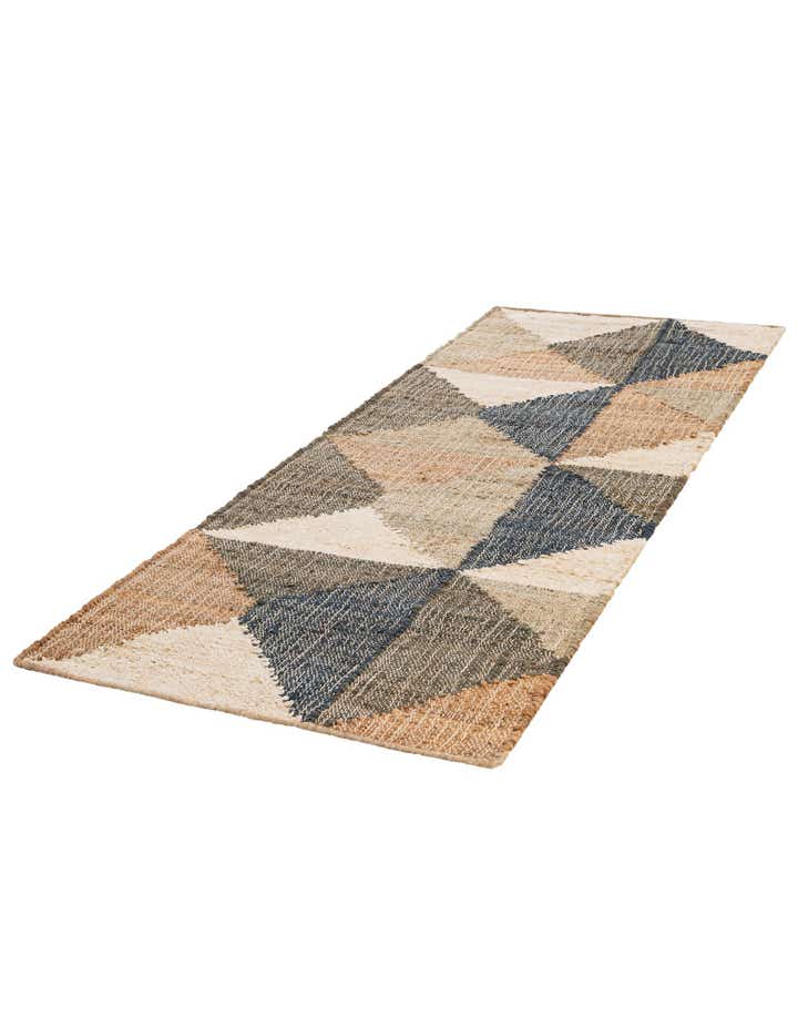 2' x 6' 1 Hand Woven Kala Handwoven Jute Runner Rug