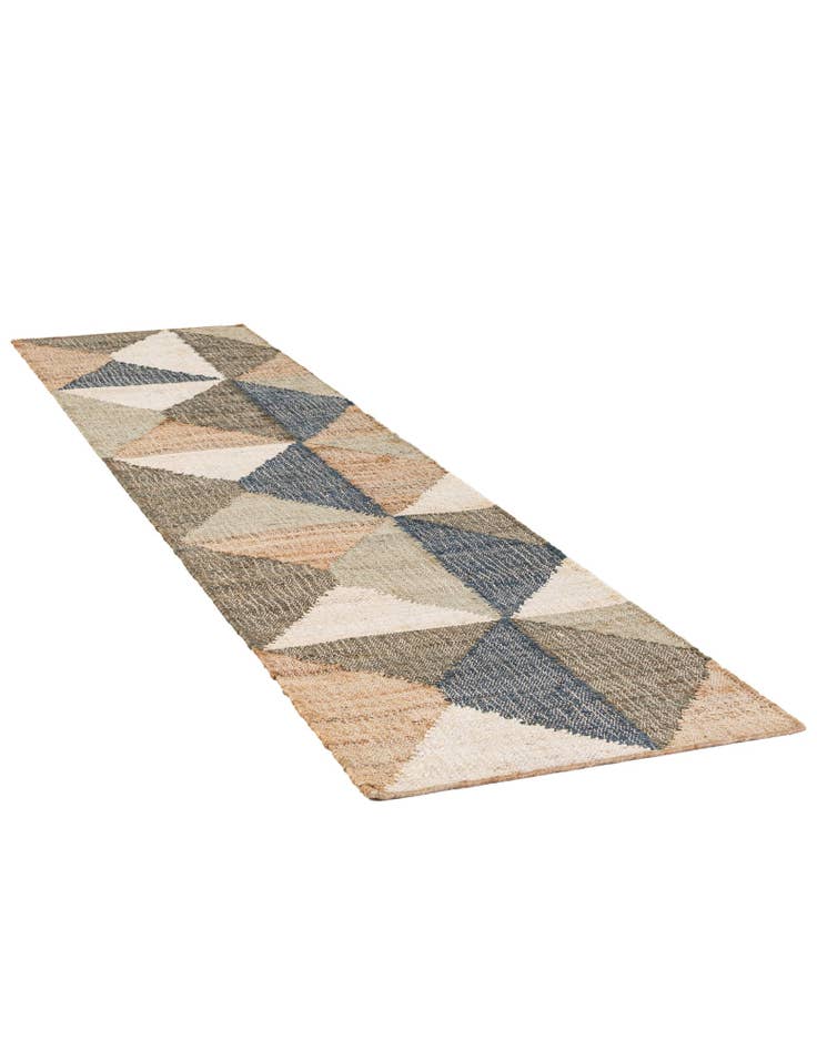 Detail image of 2' x 8'  Hand Woven Kala Handwoven Jute Runner Rug