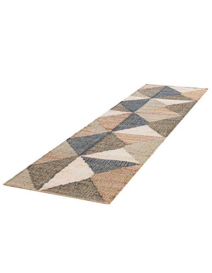 Detail image of 2' x 8'  Hand Woven Kala Handwoven Jute Runner Rug