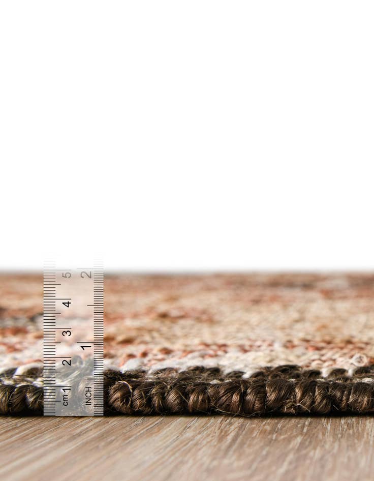 Detail image of 2' x 8'  Hand Woven Kala Handwoven Jute Runner Rug