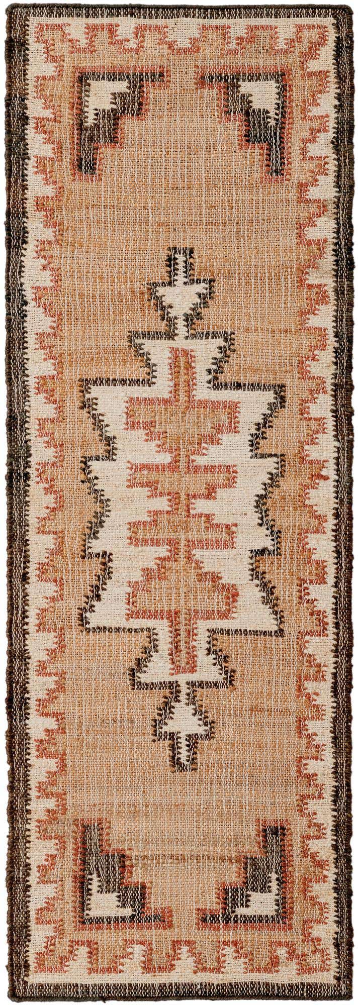 2' x 6' 1 Hand Woven Kala Handwoven Jute Runner Rug