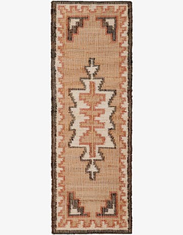 2' x 6' 1 Hand Woven Kala Handwoven Jute Runner Rug