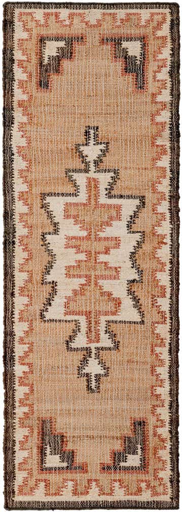 2' x 6' 1 Hand Woven Kala Handwoven Jute Runner Rug
