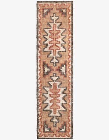 Hand Woven Kala Handwoven Jute Runner Rug
