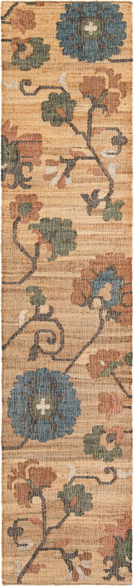 Primary image  2' 7 x 12'  Hand Woven Kala Handwoven Jute Runner Rug