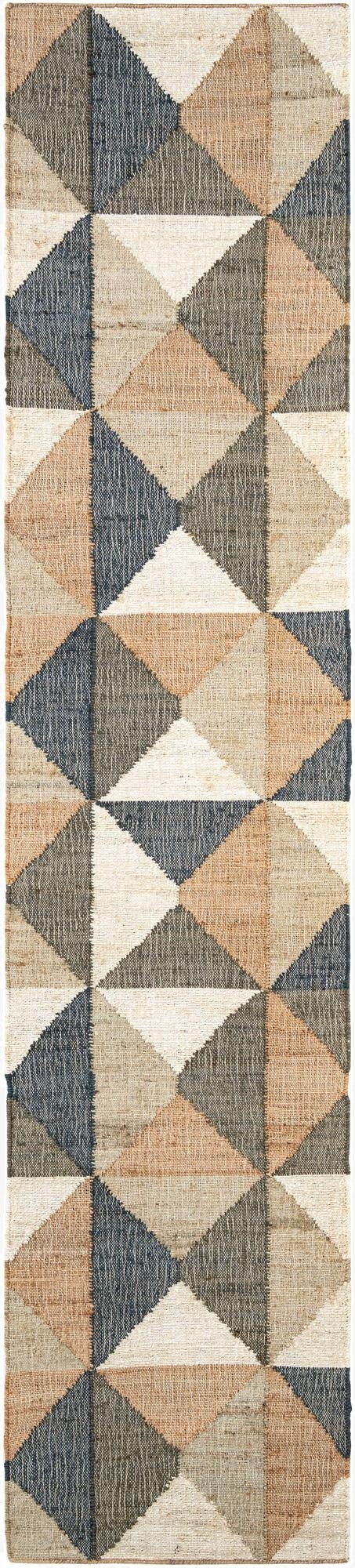 2' 7 x 12'  Hand Woven Kala Handwoven Jute Runner Rug