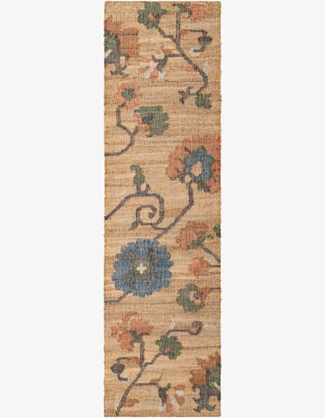 Hand Woven Kala Handwoven Jute Runner Rug