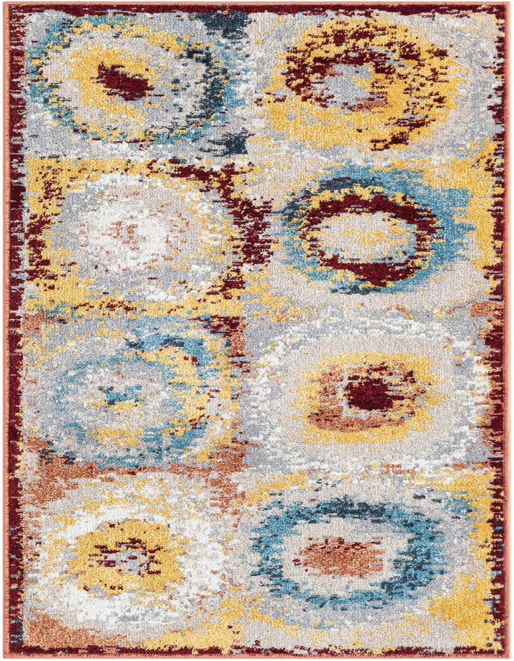 Detail image of 2' x 4' 1 Kamala Washable Runner Rug