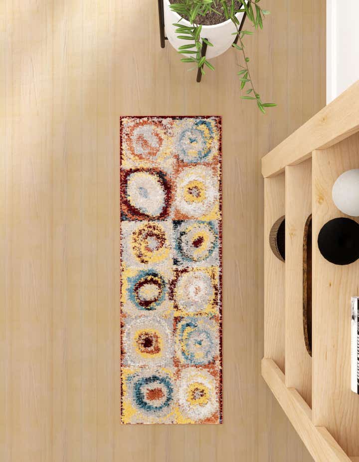 2' x 6' 1 Kamala Washable Runner Rug