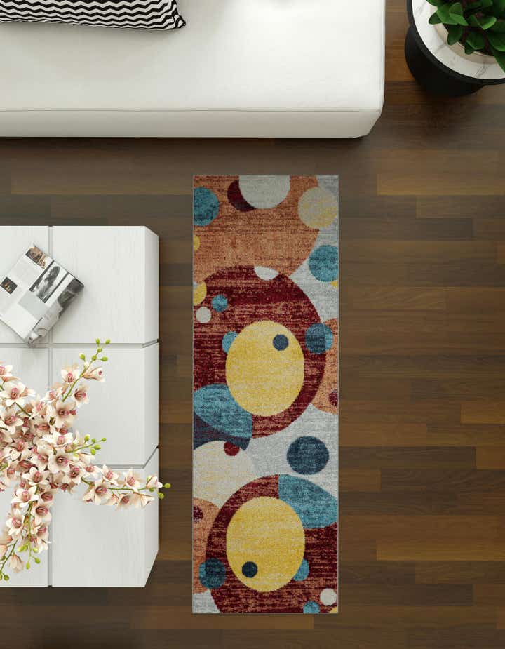 2' 7 x 12' Kamala Washable Runner Rug