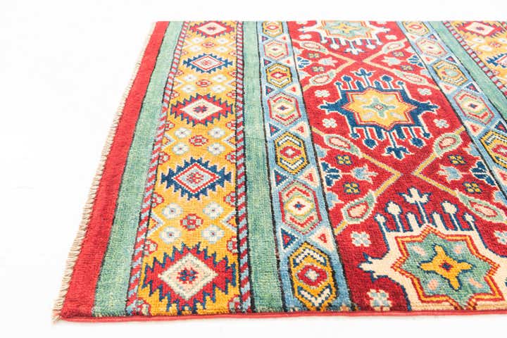 2' 8 x 9' 8 Hand Knotted Kazak Runner Rug