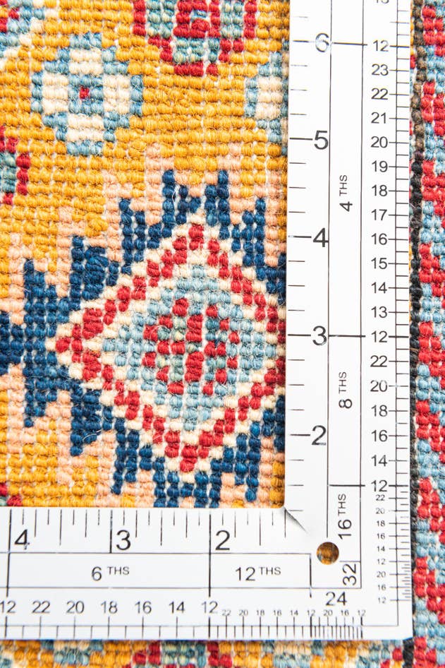 Detail image of 2' 8 x 9' 8 Hand Knotted Kazak Runner Rug