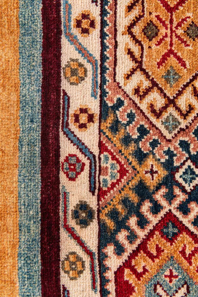 2' 8 x 9' Hand Knotted Kazak Runner Rug