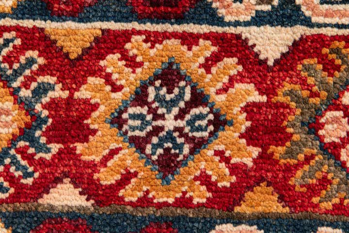 2' 8 x 9' Hand Knotted Kazak Runner Rug