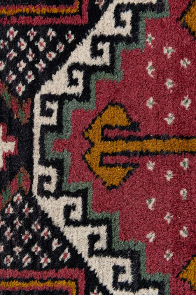 2' 8 x 10' 2 Hand Knotted Kazak Wool Runner Rug