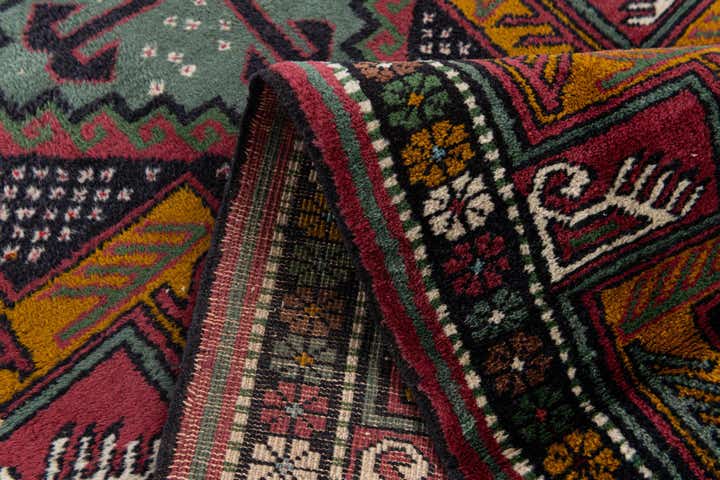 2' 8 x 10' 2 Hand Knotted Kazak Wool Runner Rug