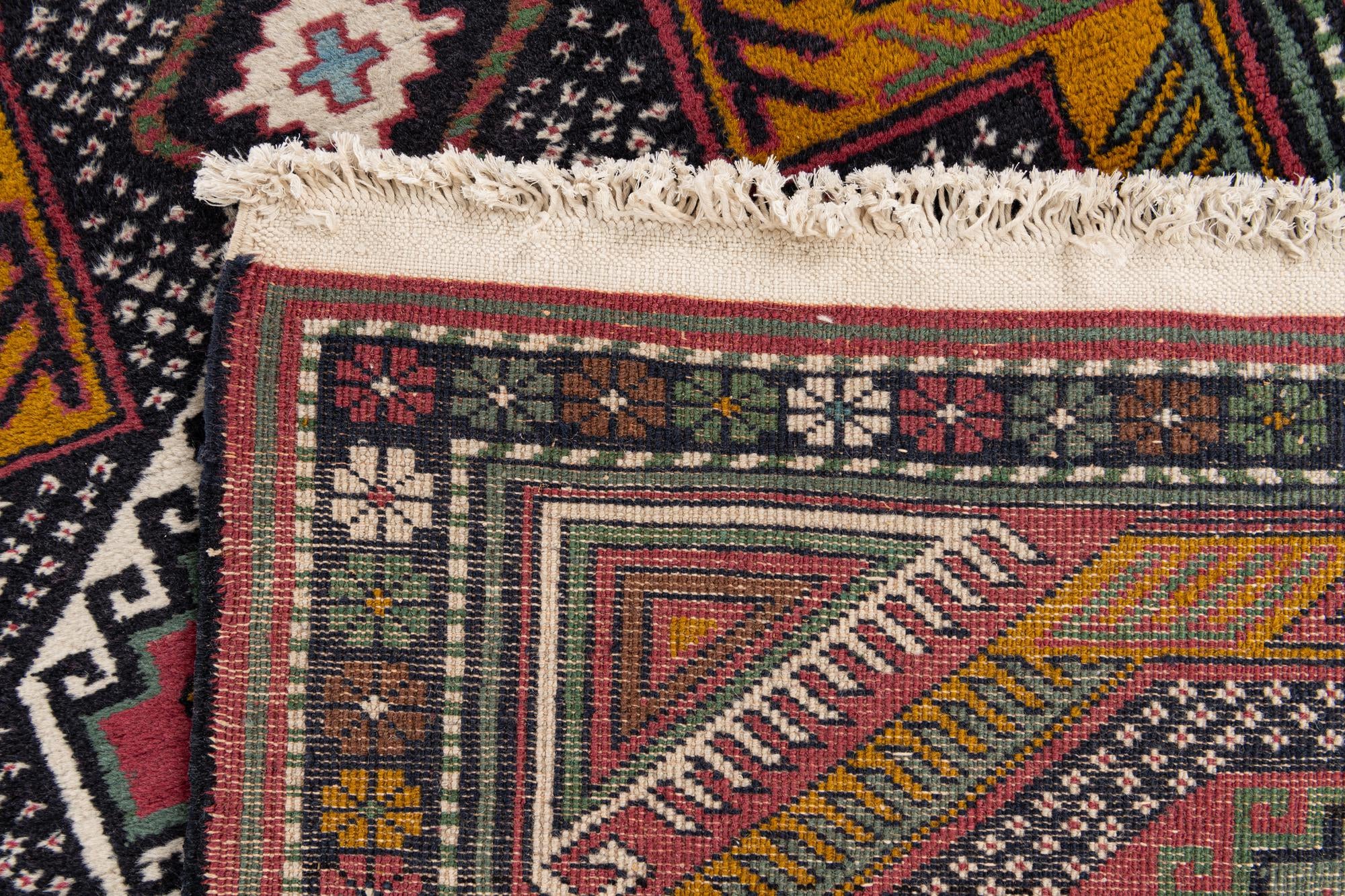 2' 8 x 10' 2 Hand Knotted Kazak Wool Runner Rug