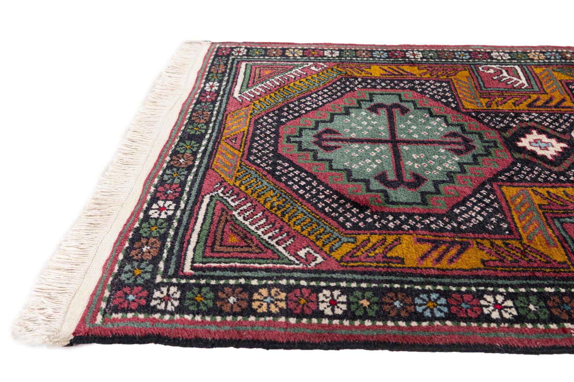 2' 8 x 10' 2 Hand Knotted Kazak Wool Runner Rug