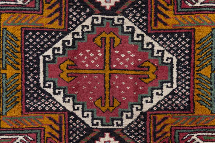 2' 8 x 10' 2 Hand Knotted Kazak Wool Runner Rug