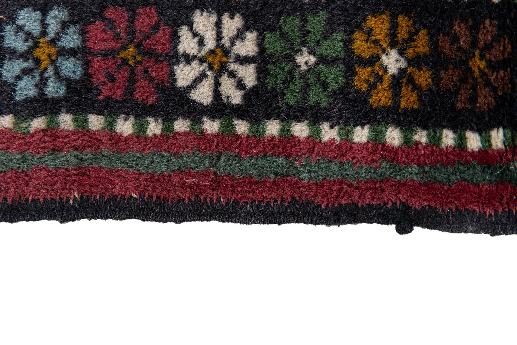 2' 8 x 10' 2 Hand Knotted Kazak Wool Runner Rug