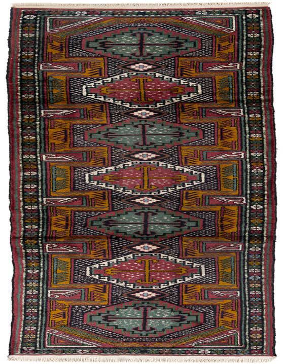 2' 8 x 10' 2 Hand Knotted Kazak Wool Runner Rug