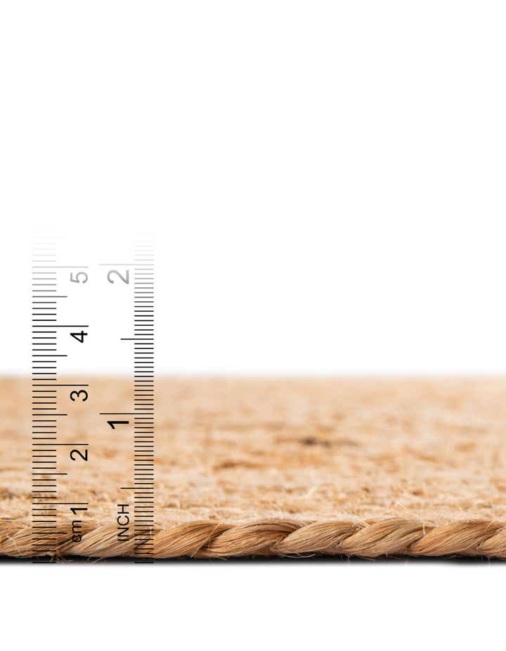 2' x 4' 1 Hand Braided Kids Braided Jute Runner Rug