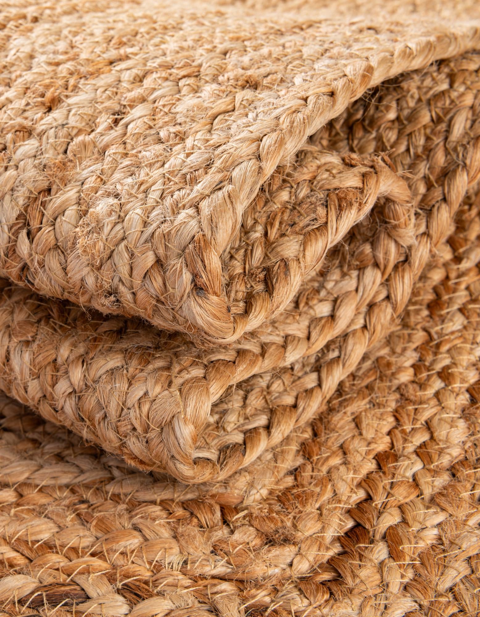 2' x 4' 1 Hand Braided Kids Braided Jute Runner Rug