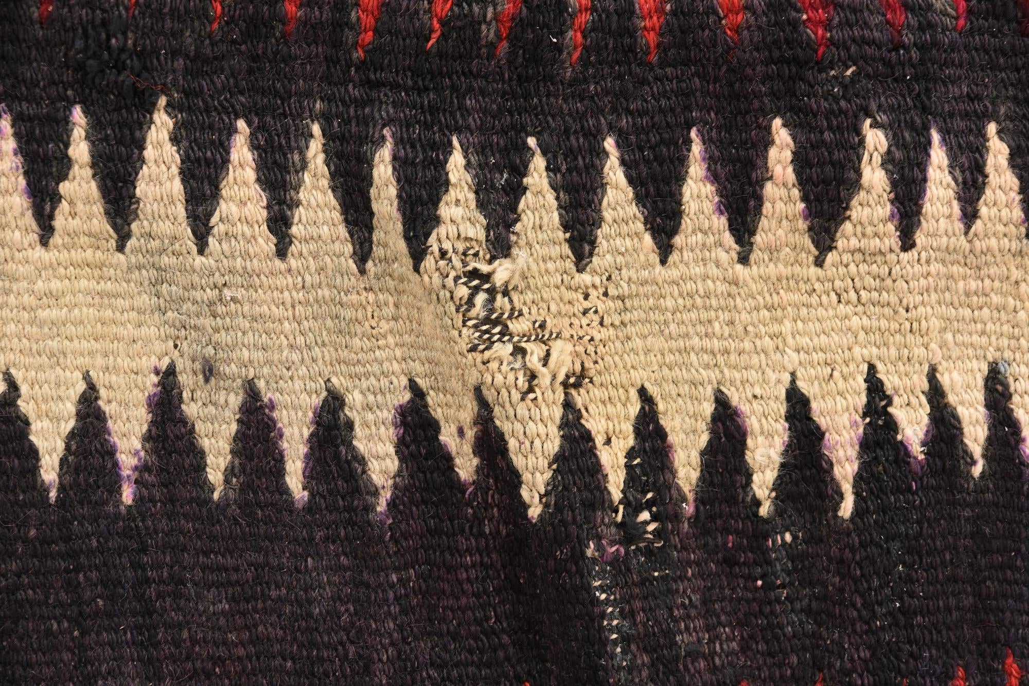 5' x 10' 7 Hand Woven Kilim Fars Wool Runner Rug