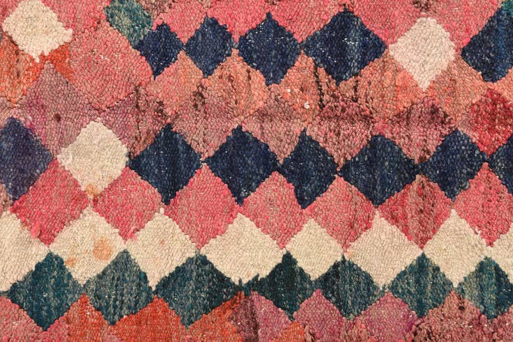 Detail image of 5' x 11' 2 Hand Woven Kilim Fars Wool Runner Rug