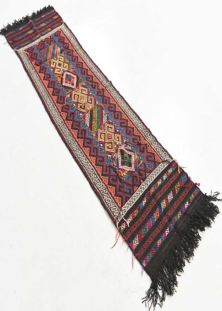2' x 7' 4 Hand Knotted Kilim Fars Persian Wool Runner Rug