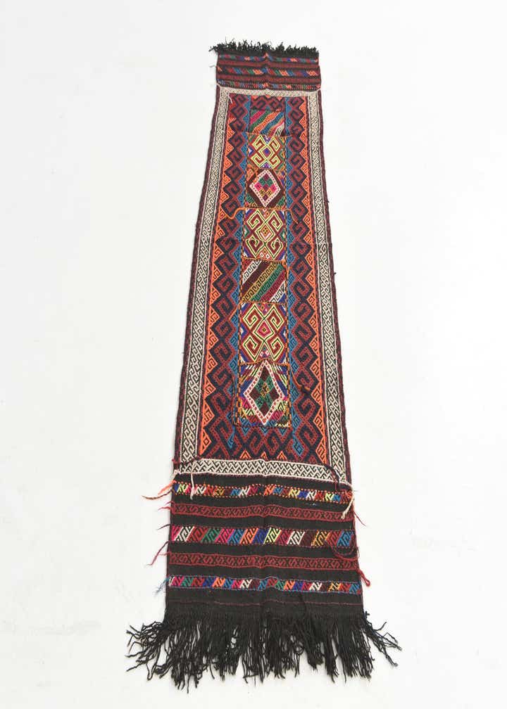 2' x 7' 4 Hand Knotted Kilim Fars Persian Wool Runner Rug