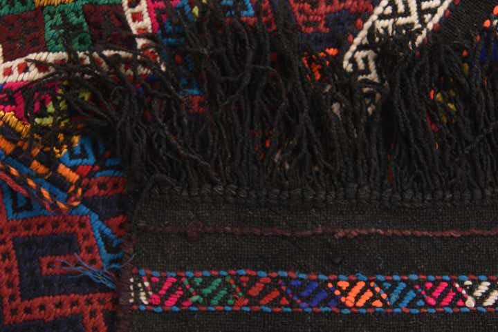 2' x 7' 4 Hand Knotted Kilim Fars Persian Wool Runner Rug