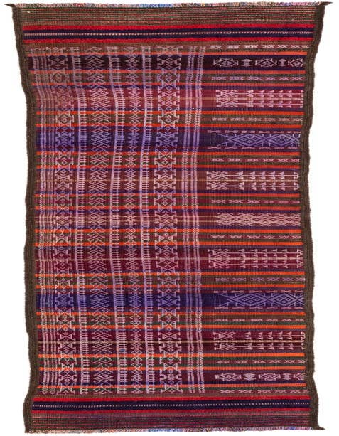 Detail image of 2' 1 x 10' 2 Hand Knotted Kilim Fars Persian Wool Runner Rug