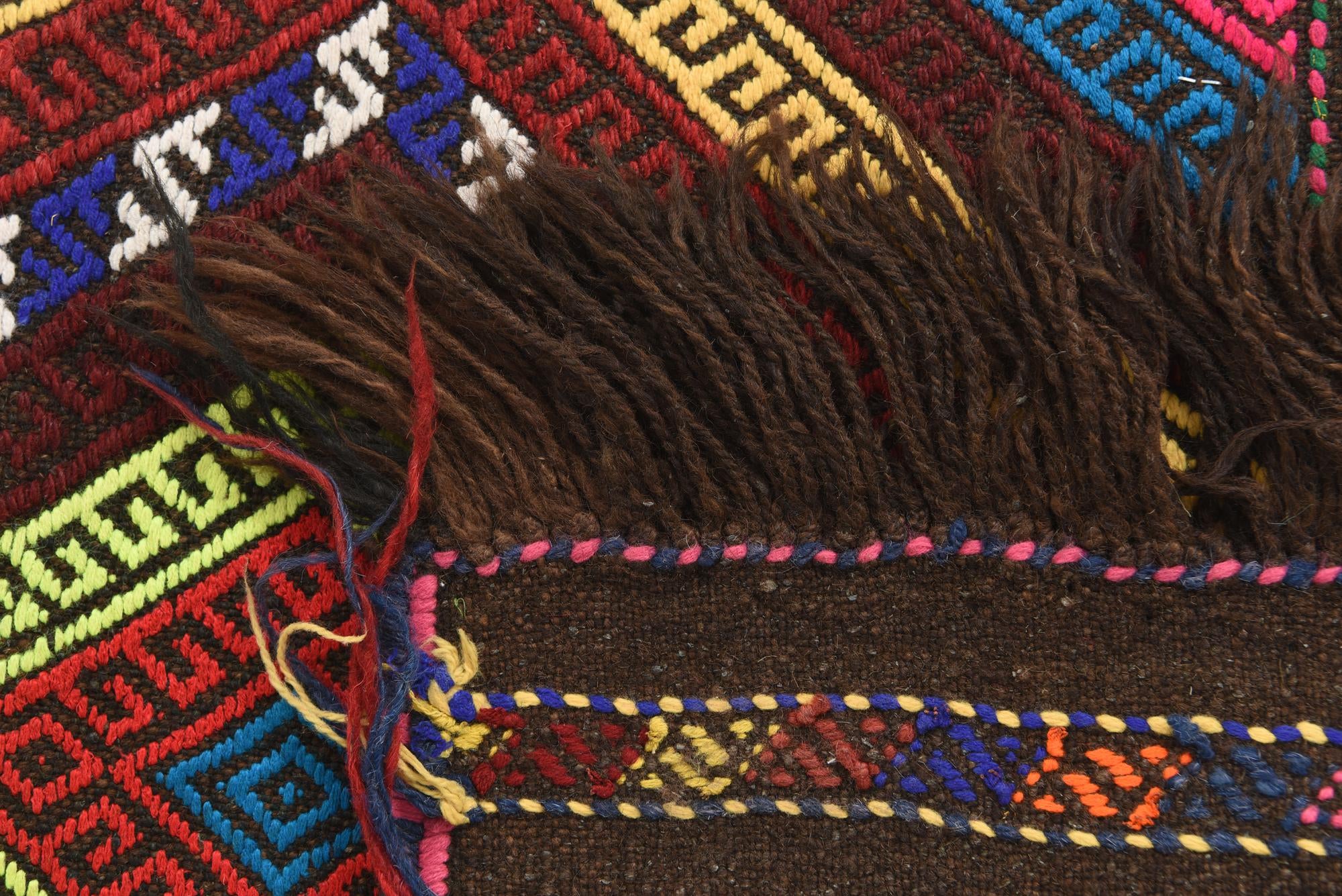 2' x 7' 10 Hand Knotted Kilim Fars Persian Wool Runner Rug