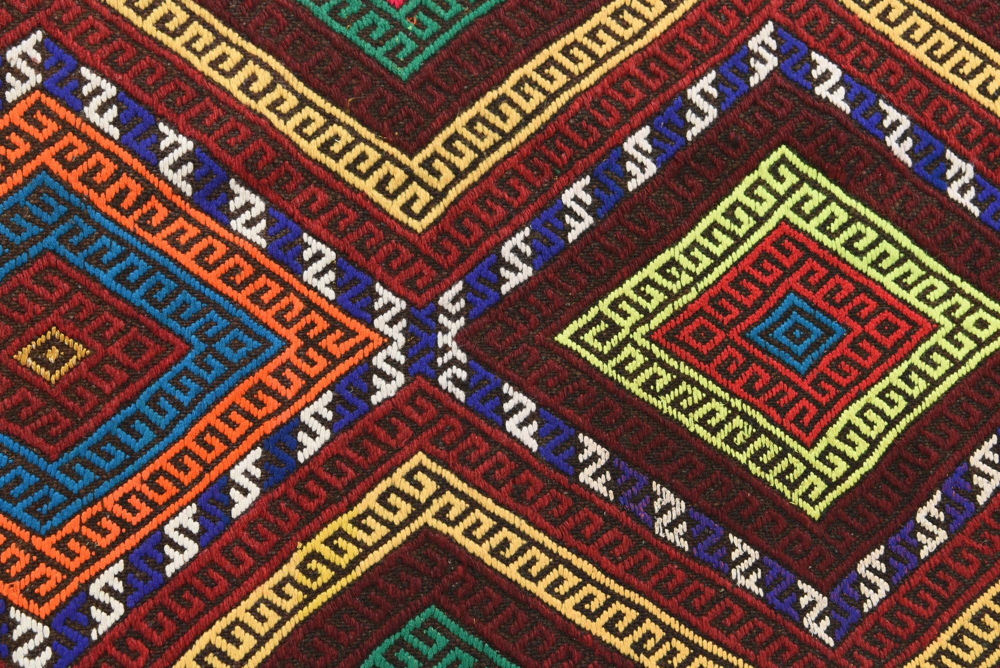 2' x 7' 10 Hand Knotted Kilim Fars Persian Wool Runner Rug