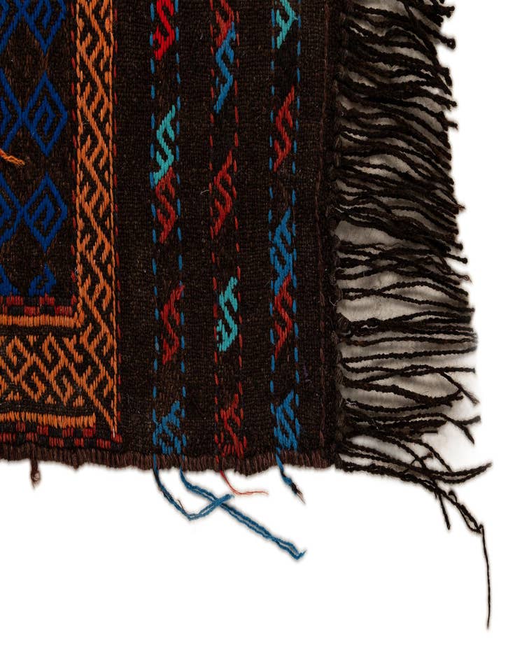 Detail image of 2' 3 x 7' 8  Hand Knotted Kilim Fars Persian Wool Runner Rug