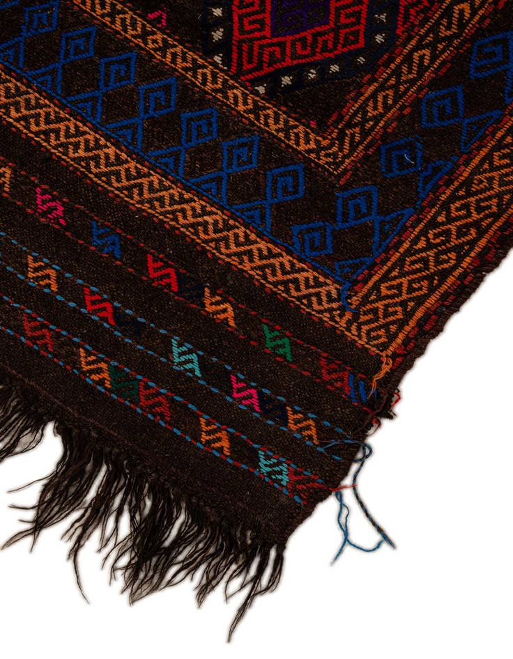 Detail image of 2' 3 x 7' 8  Hand Knotted Kilim Fars Persian Wool Runner Rug