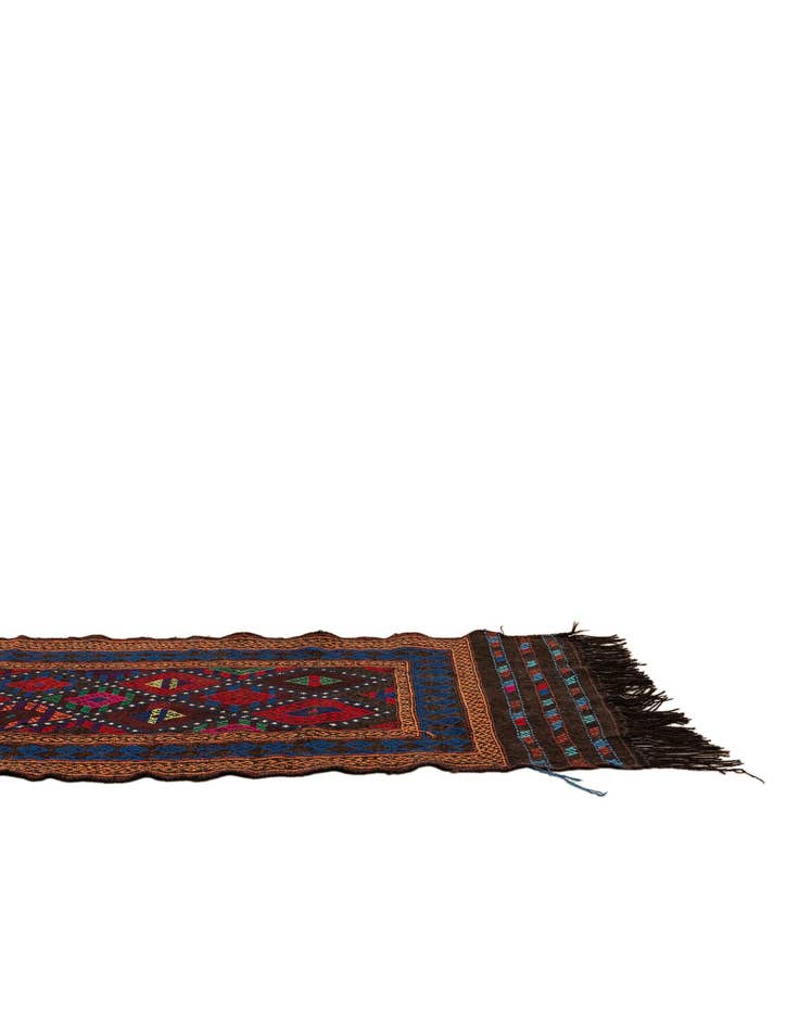 Detail image of 2' 3 x 7' 8  Hand Knotted Kilim Fars Persian Wool Runner Rug