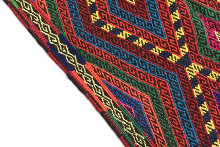 2' 7 x 9' Hand Knotted Kilim Fars Persian Wool Runner Rug